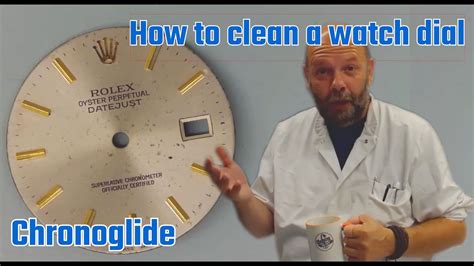 how to clean old watch dials